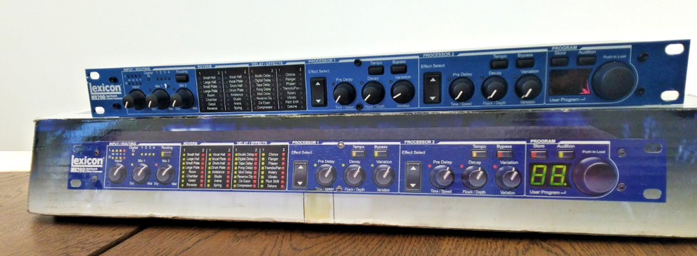 Lexicon MX200 Dual Reverb Effects Processor Rack 1U + Original Box