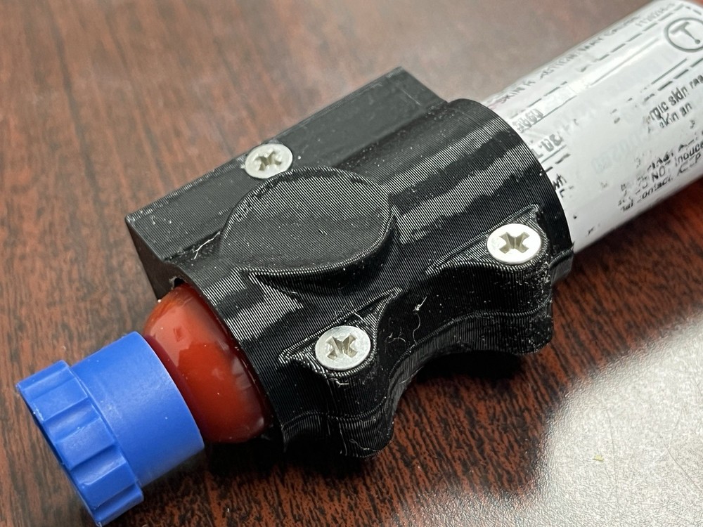 Custom Thumb Finger Button Switch for 10cc Air Dispenser Syringe Solder Paste
