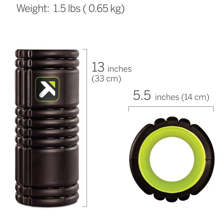 Trigger Point Performance TPT-GRDBW The Grid Black Foam Roller - Black