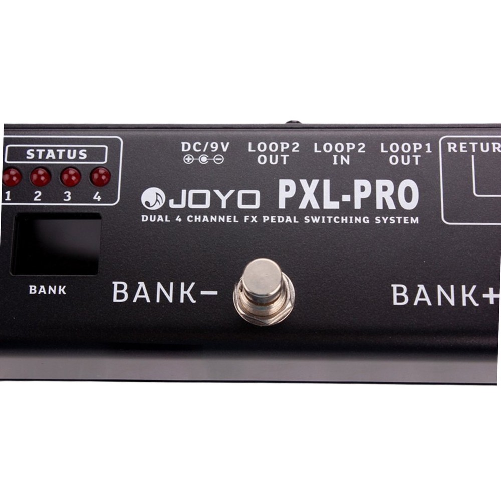 Joyo PXL-PRO Loop Switcher Effects Pedal, Black