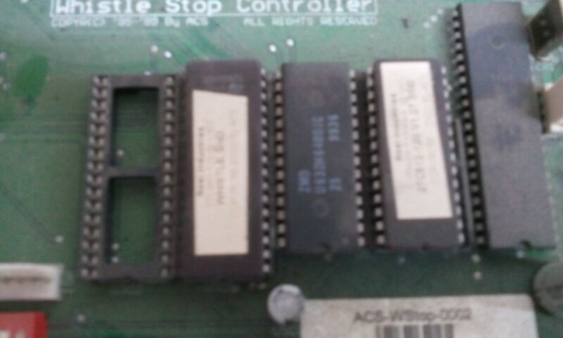 Benchmark Whistlestop arcade main pcb