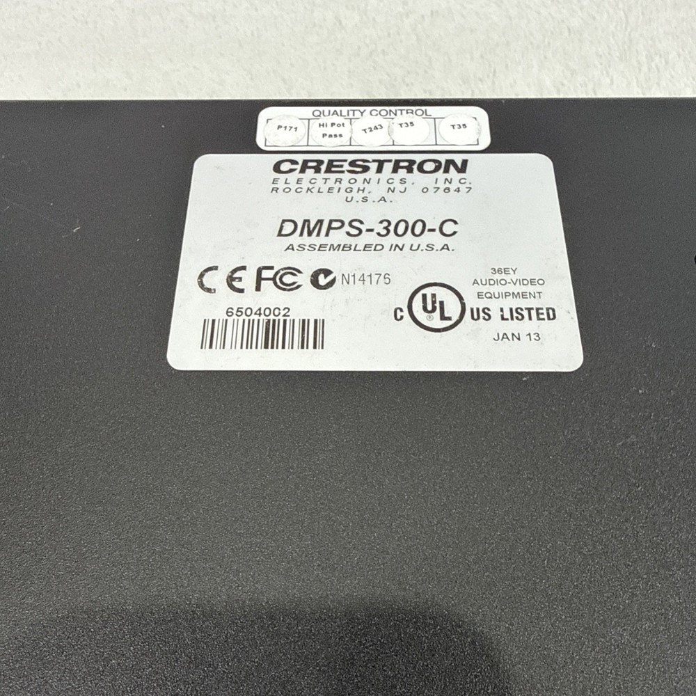 Crestron DMPS-300-C HDMI Digital Media Presentation System
