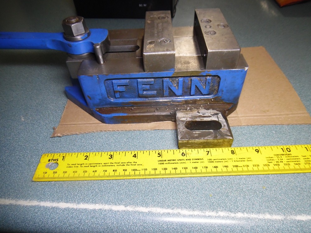 FENN MFG 4" Jaw Quick Acting Release Machine Work Holding Tool ? Vise ? Milling