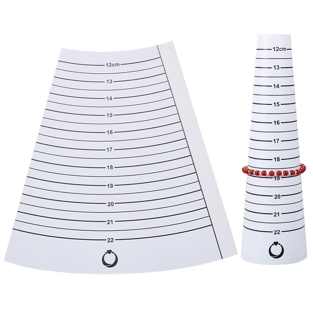 GOMAKERER 2 Pcs Resin Bracelet Sizers, Wrist Size Measure Tool Sizer...