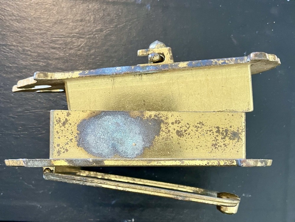 Brass Speakeasy Front Door Knocker with Privacy Window