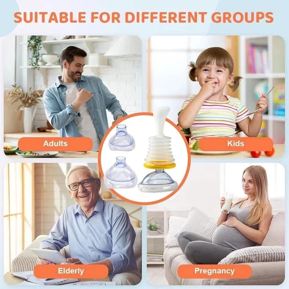 Anti Choke Suction Device Portable Life Saving Assist Device