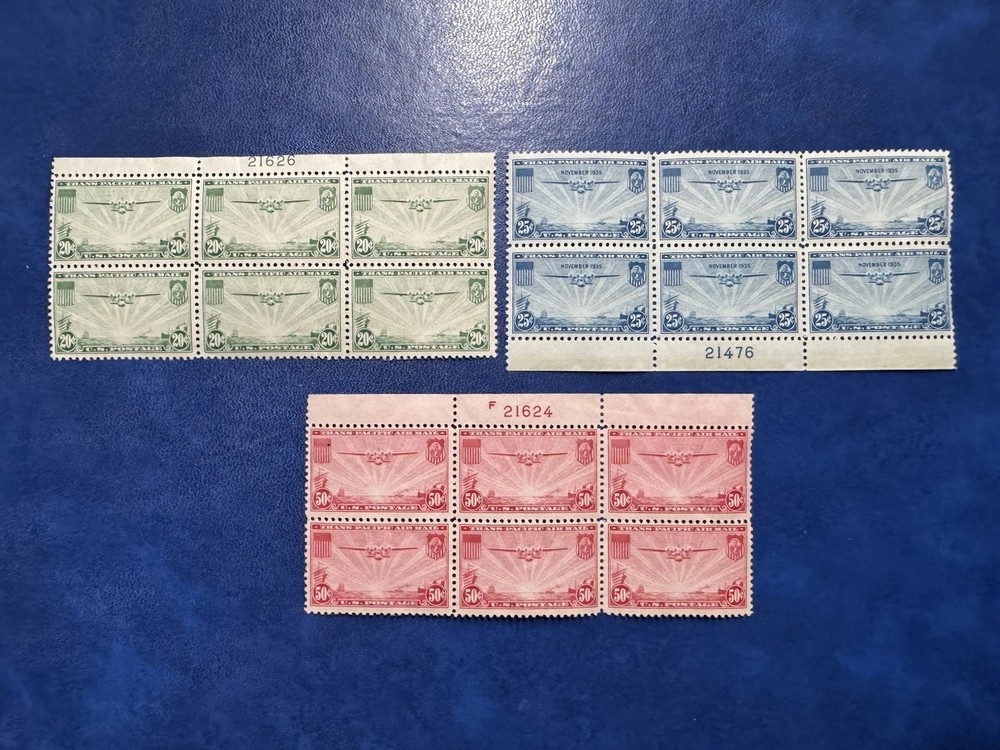 Scott #’s C-20-C-22 M/NH/OG
