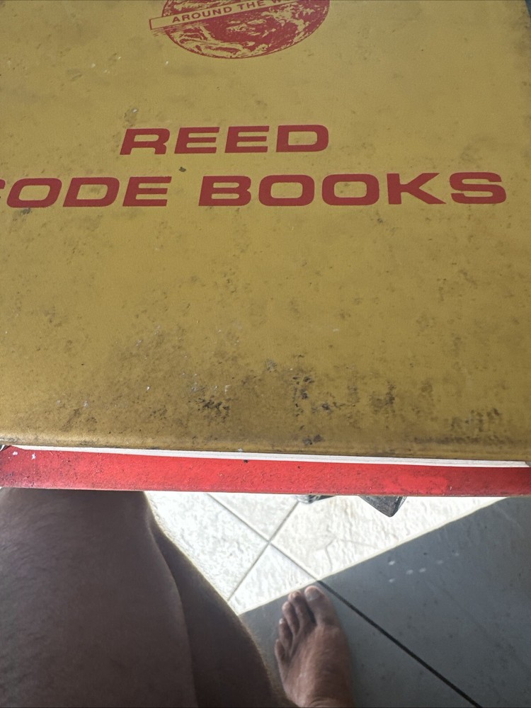 REED Code Book Volume 4 Dated Locksmith Ledger Look Read Fast free Shipping