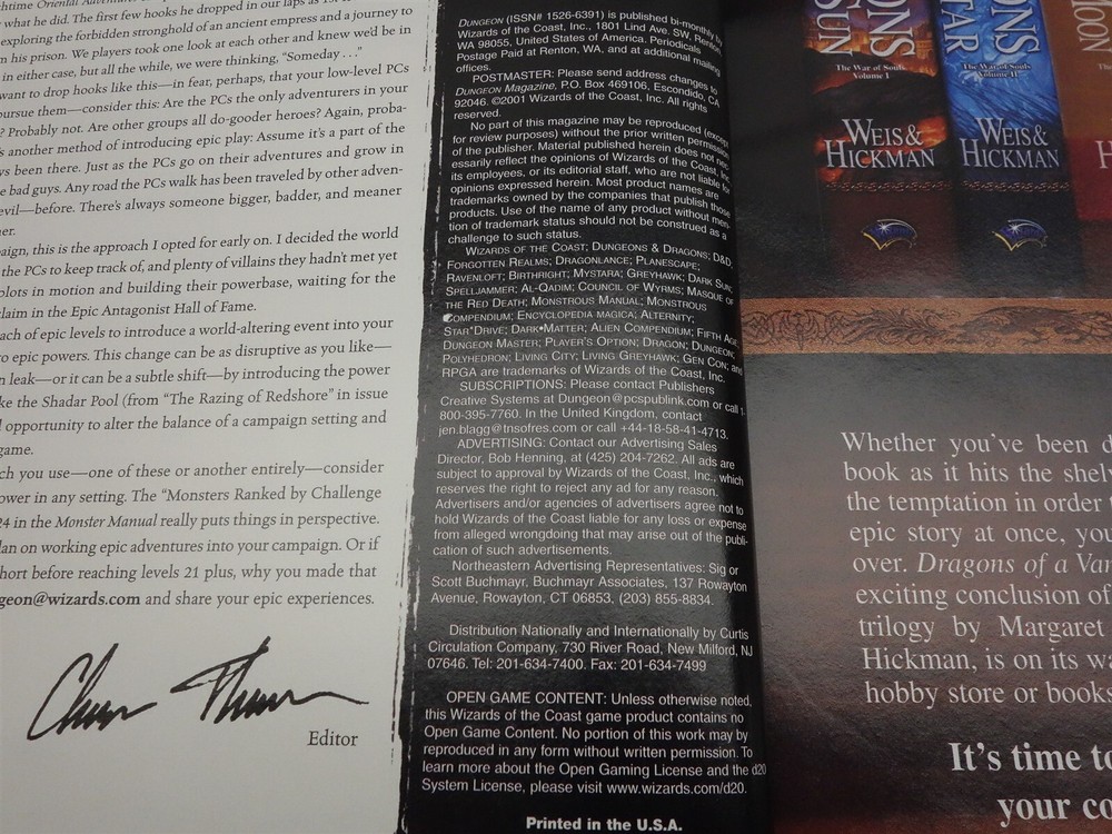Dungeon Magazine: Issue #93 - July/Aug 2002