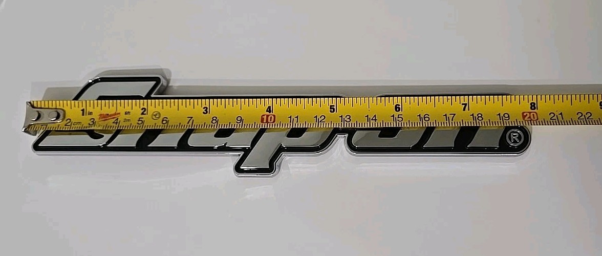 2PK SNAP ON TOOLS LOGO EMBLEM Chrome Badge Decal + 2X Keytags RED Carabiner NEW!