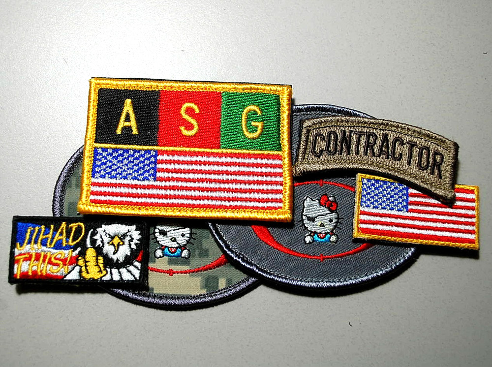 KABUL PRIVATE MILITARY CONTRACTOR PMC DIPLOMATIC SECURITY DSS vêlkrö 6-PC SET