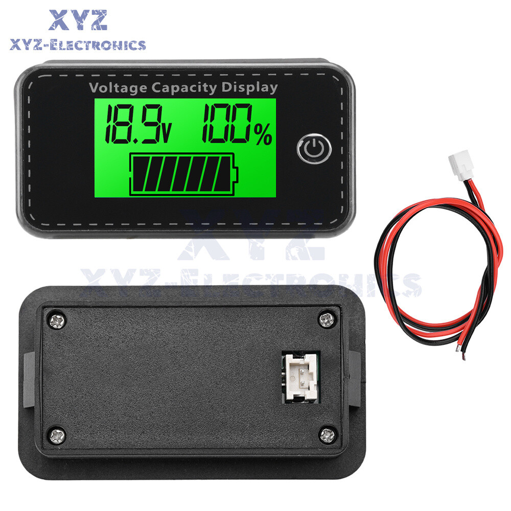 DC 5-100V LCD Digital Battery Capacity Indicator Voltmeter Voltage Meter Gauge