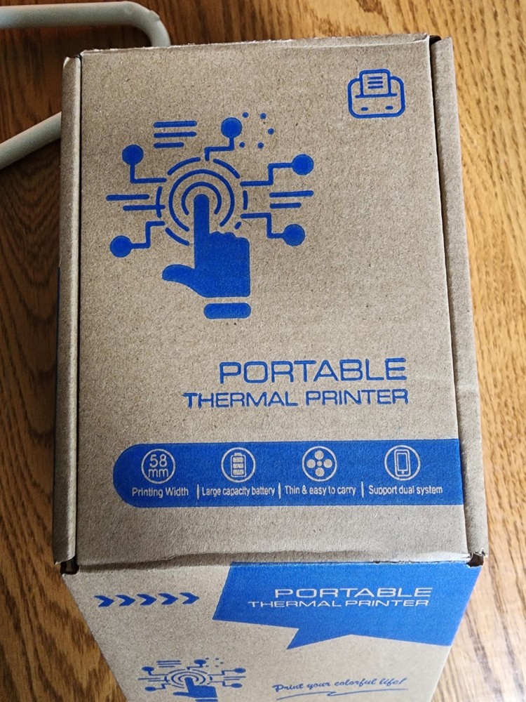 MHT-P11 Portable Thermal Printer 58mm Print Width USB & Bluetooth Connectivity