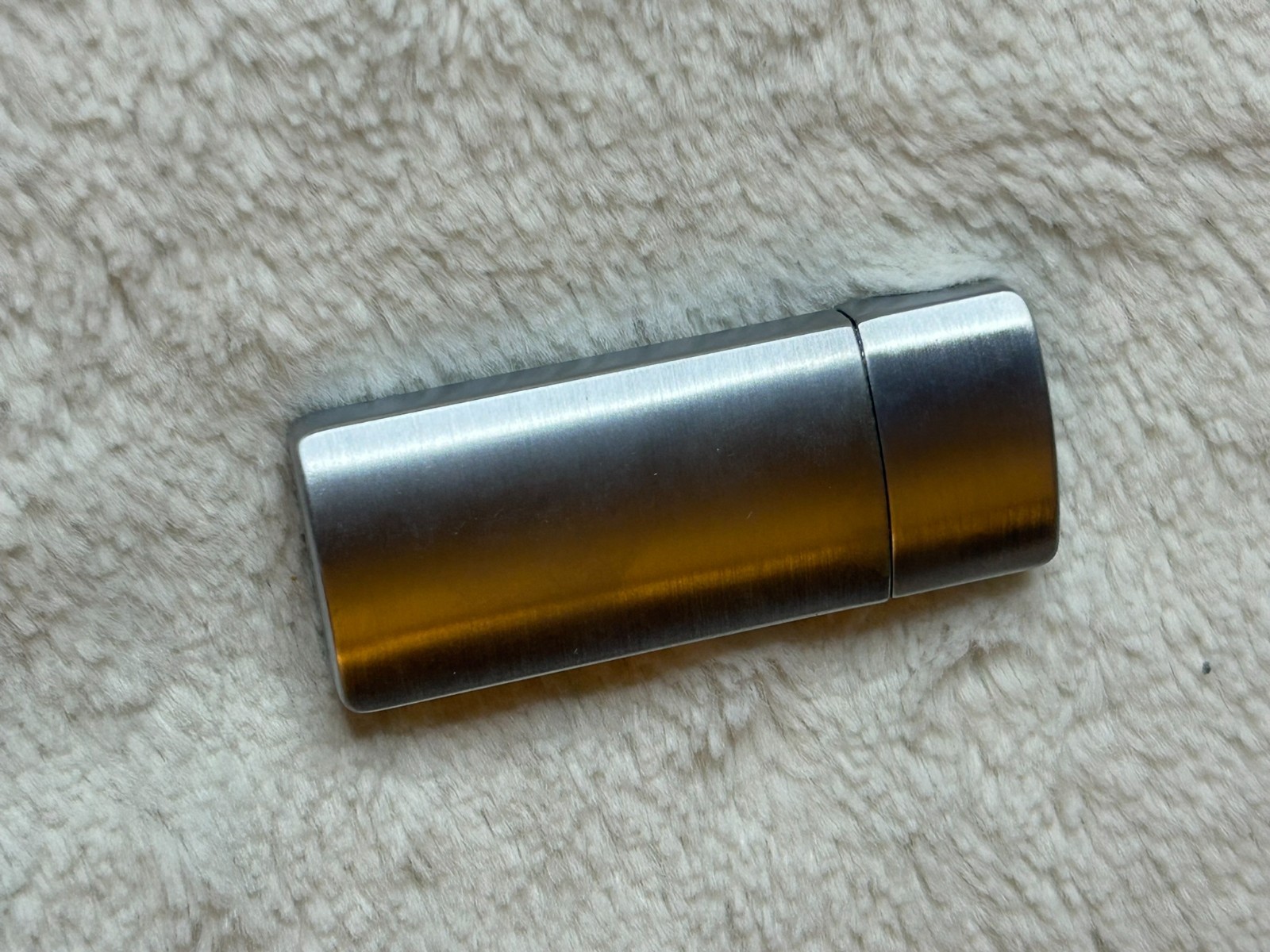 Santa Fe Natural Tobacco ZIA METAL Pocket Ashtray NEVER USED American Spirit Cig