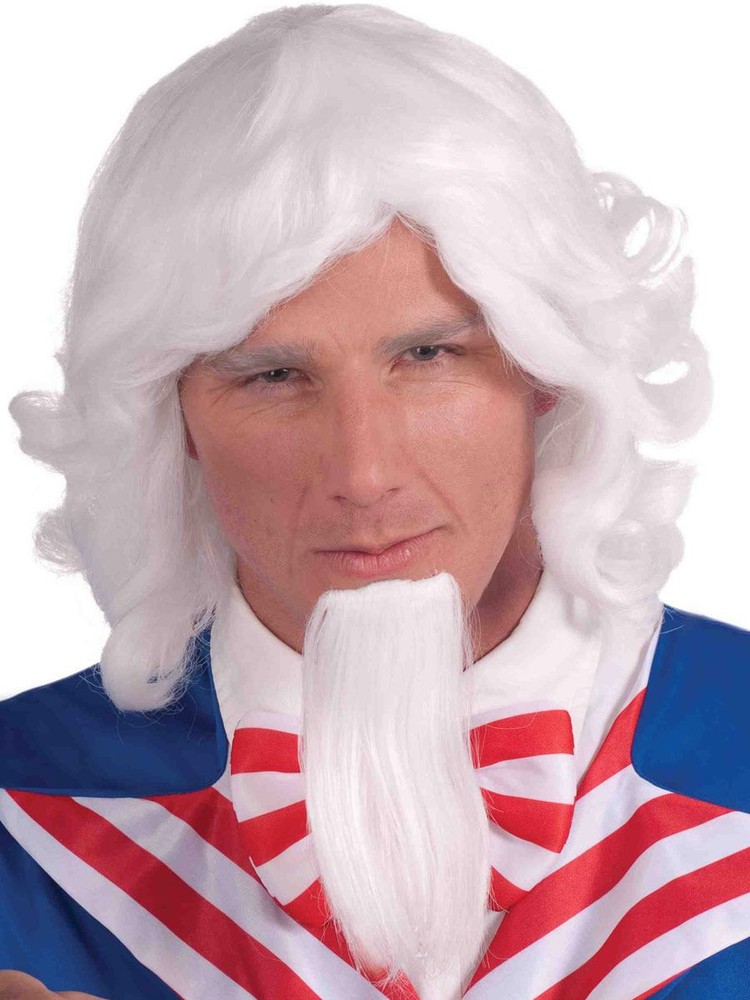 Uncle Sam Wig And Beard Set - Rubie's