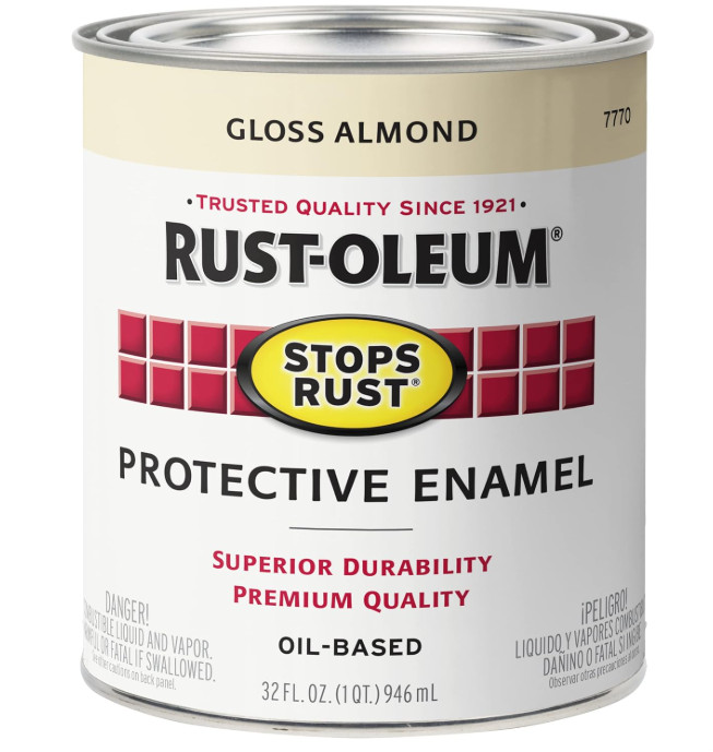 Rust-Oleum Stops Rust Brush-On Paint - 32 FL OZ Quart -Multiple Colors Available