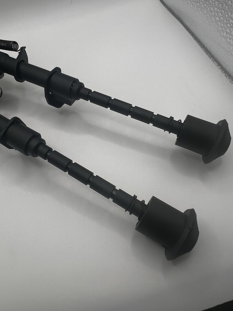 Rifle Bipod Spring Return Picatinny Rail Mount Adjustable Adapter Height
