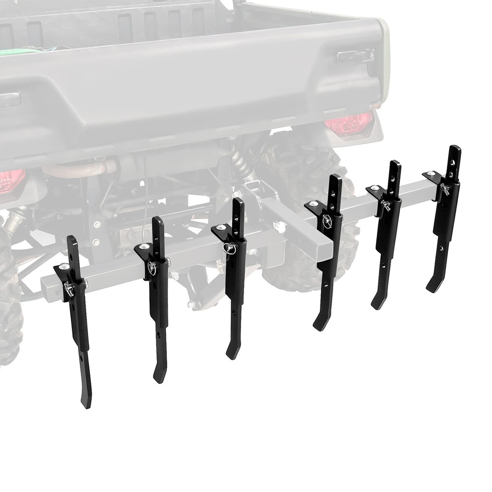 For ATV/UTV Chisel Plow Scarifier Implement w/6 Independently Adjustable Chisels