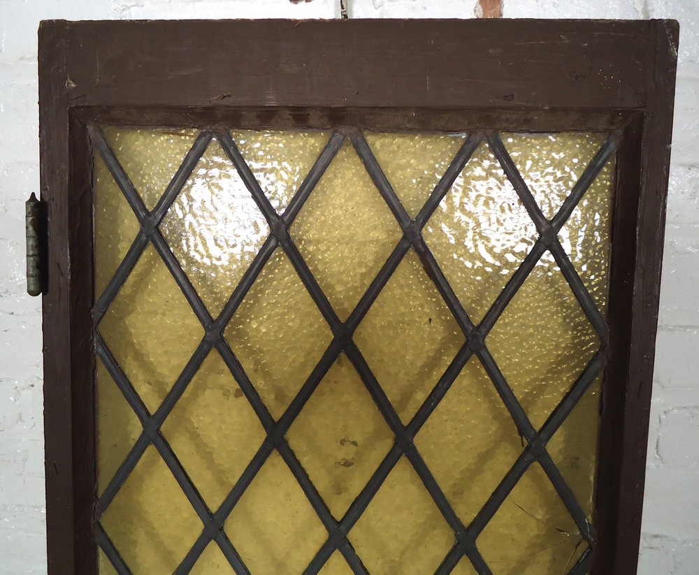 Vintage Stained Glass Window Panel (08093)NS