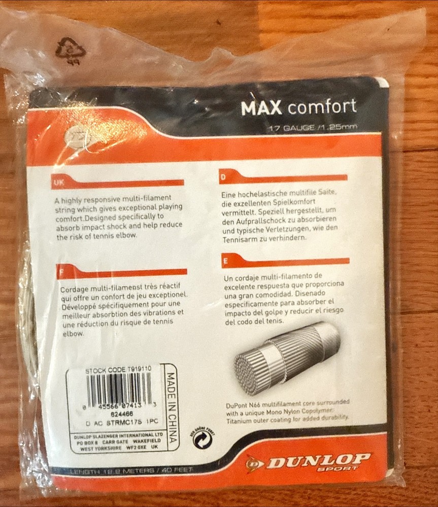 Dunlop Max Comfort Tennis String