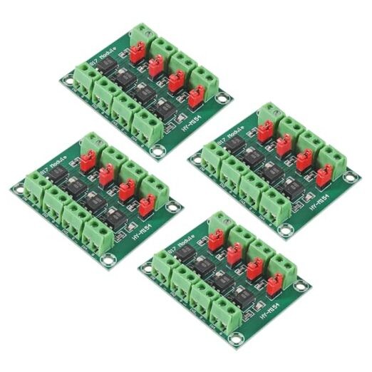 4pcs PC817 4 Channel Optocoupler Isolation Board Voltage Converter Adapter