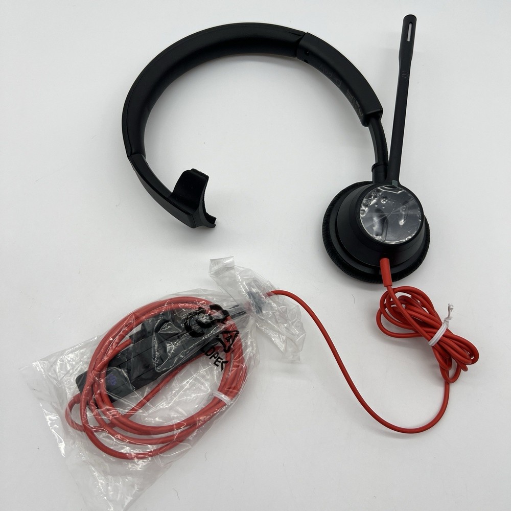 Plantronics Poly Blackwire USB Stereo Headset BW3300-M  USB-A