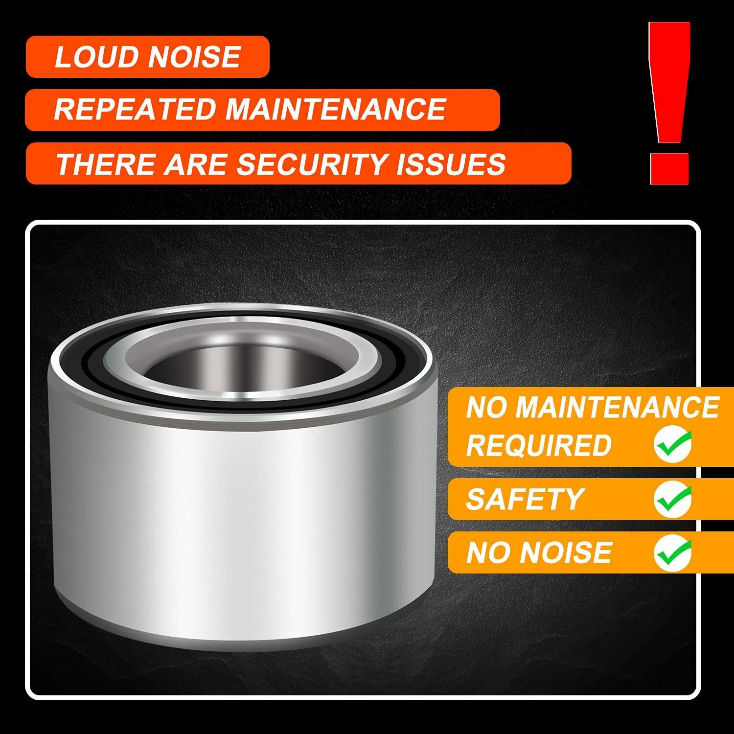 For Polaris RZR 1000 XP (2) Front + (2) Rear Wheel Bearings Kit 3514822 3514699