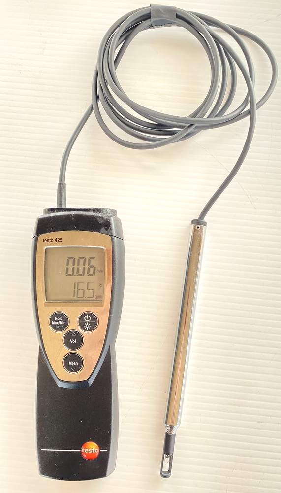 Testo 425 HVAC Anemometer Thermometer Air Volume meter