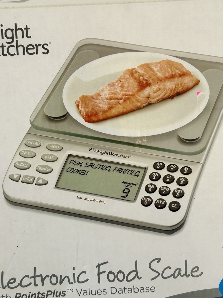 Weight Watchers Electronic Food Scale w Points Plus Values Database