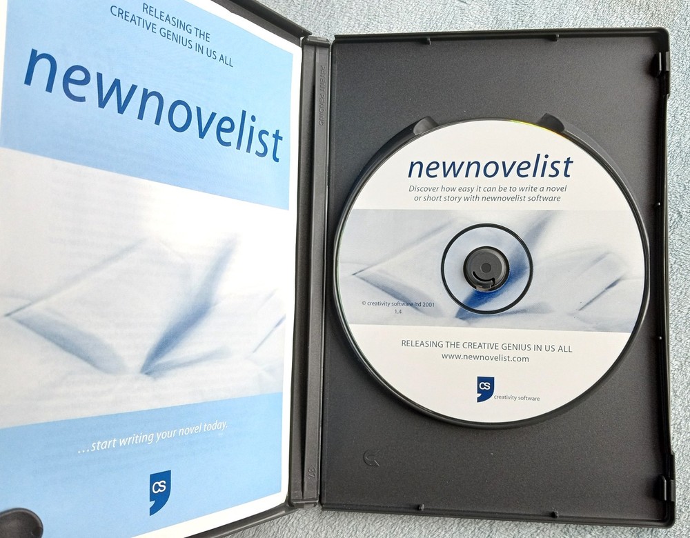 Start Writing Your Novel: Newnovelist ~2001 CD-ROM~ Creativity Software Tutorial