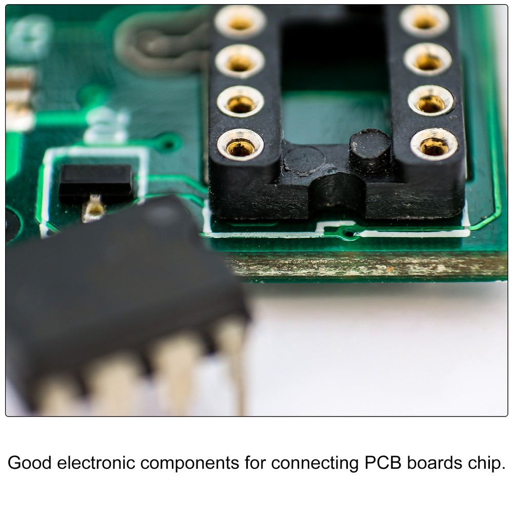 10Pack DIP IC Chip Socket Adapter Round Pin 40P 2.54mm Pitch IC Socket