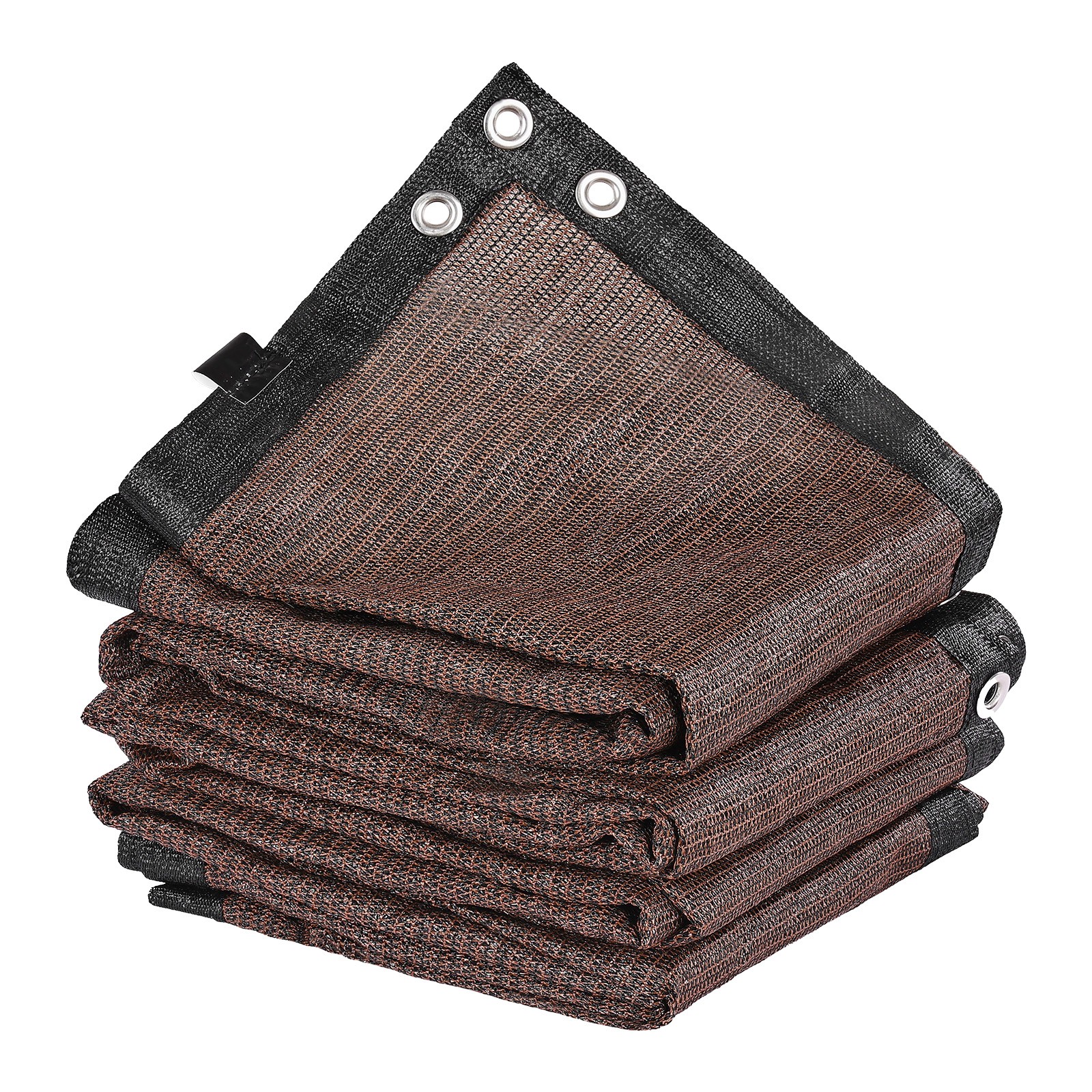 Uimoso 90% Sun Shade Cloth Privacy Screen 10 x 12 ft for Patio Garden (Brown)