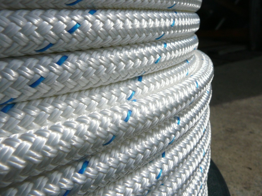 NovaBlue 1/2" X 77' Double Braid Dacron Stable Braid Rigging, Winch, Bull Line