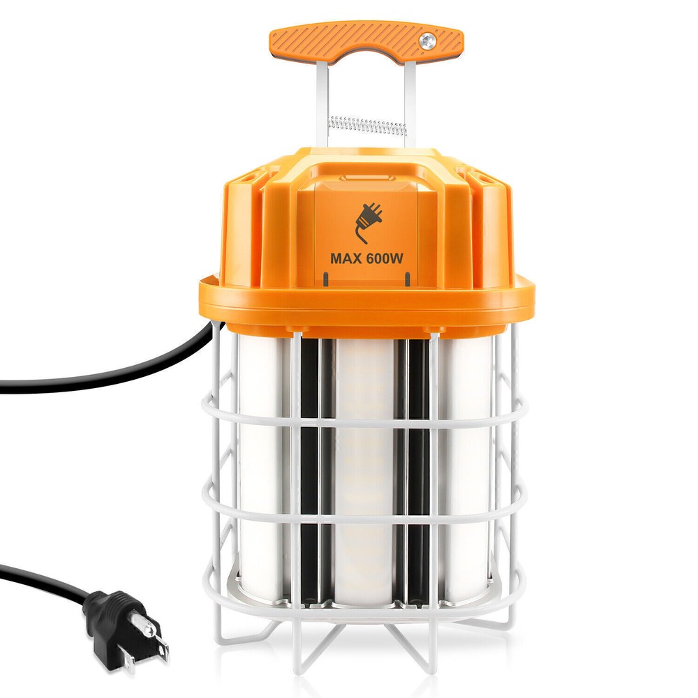 100W LED Temporary Work Light Linkable Construction Jobsite Hanging Lamp 5000K