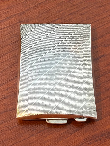 Silver Matchbook (Vesta) Case - 1930 - Birmingham - Bravingtons Ltd