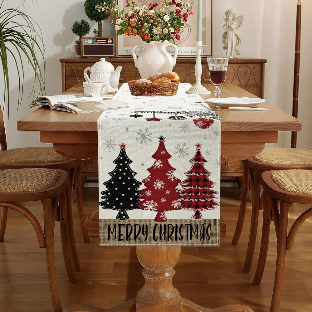 Christmas Decorations - Merry Table Runner Christmas004, Onfaon