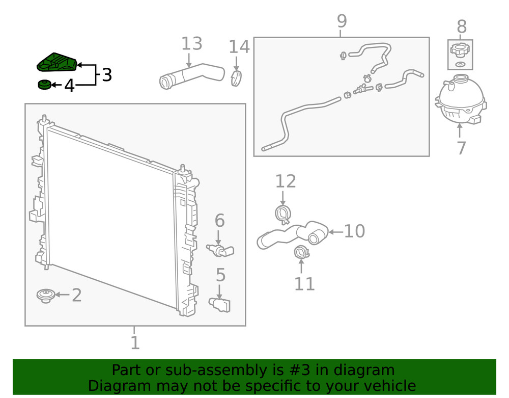 Genuine GM Upper Bracket 86778798