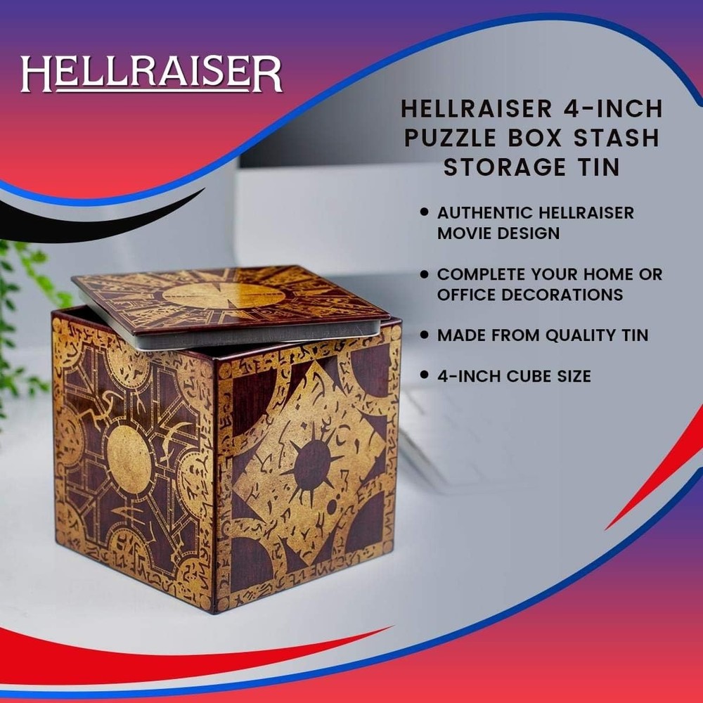 Official Hellraiser Lament Configuration 4-Inch Storage Box - Unique Gift Idea