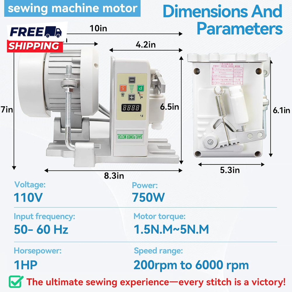 Industrial Sewing Machine Motor Sewing Machine Servo Motor