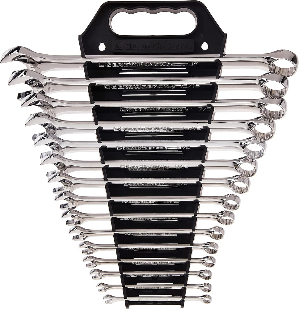 15 Pc. 12 Pt. Long Pattern Combination Wrench Set, SAE - 81901