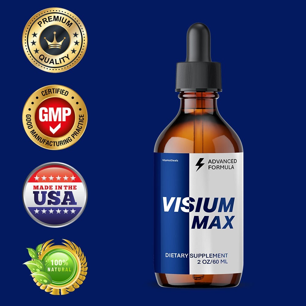 Visium Max Liquid Drops, Extra Strength VisiumMax, All Natural Formula (1 pack)