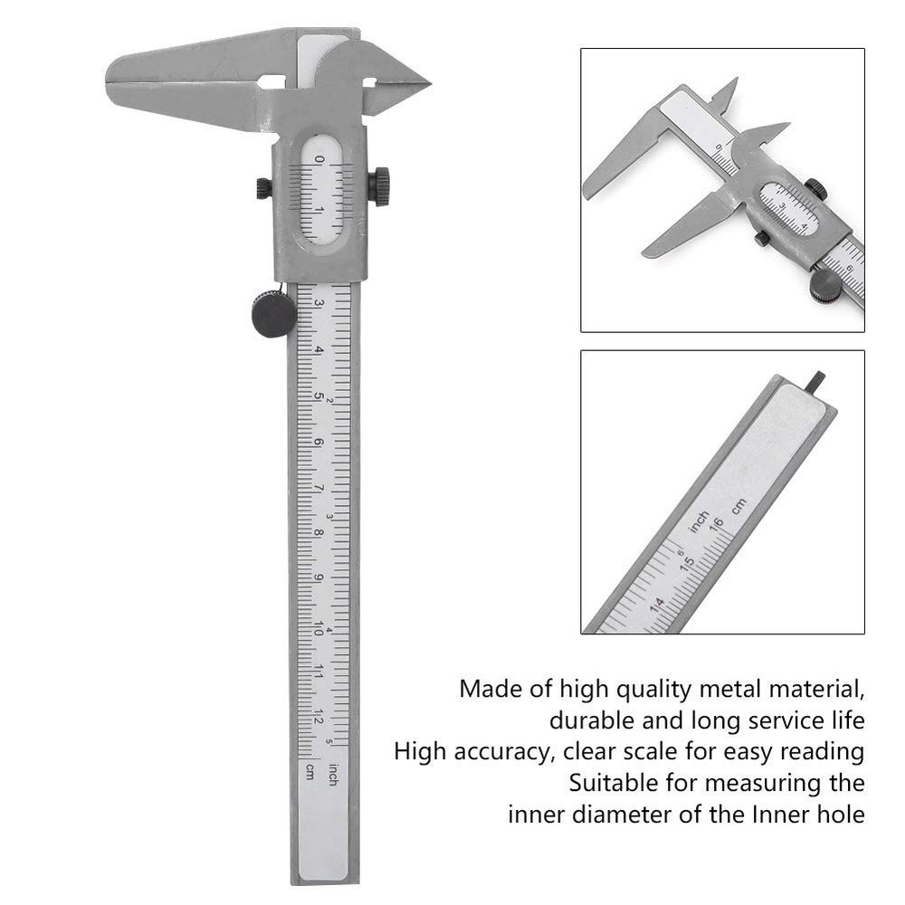 5 Inch Vernier Caliper Metal High Precision Micrometer Measuring Tool