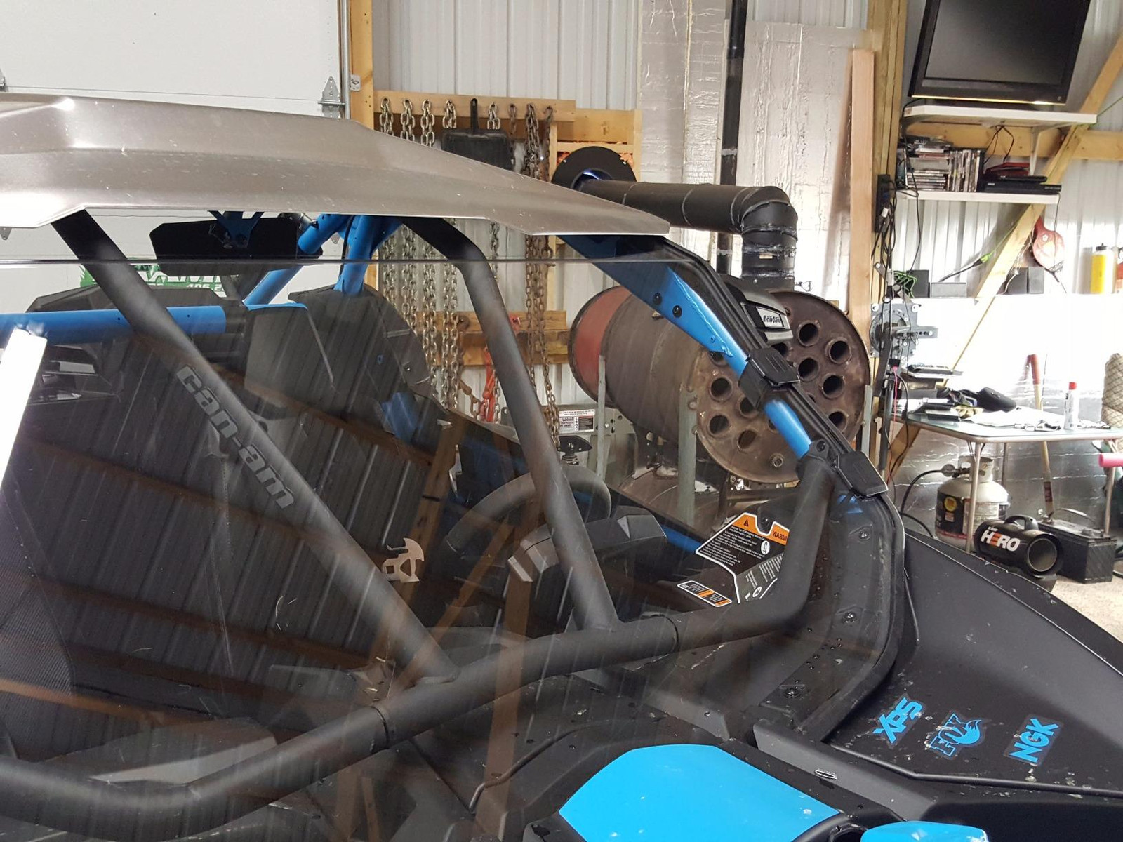 Scratch Resistant Full Windshield Tough PC For Can-Am Maverick X3 /Max 2017-2024