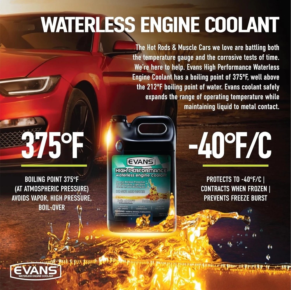Waterless Coolant Pair for Optimized Cooling