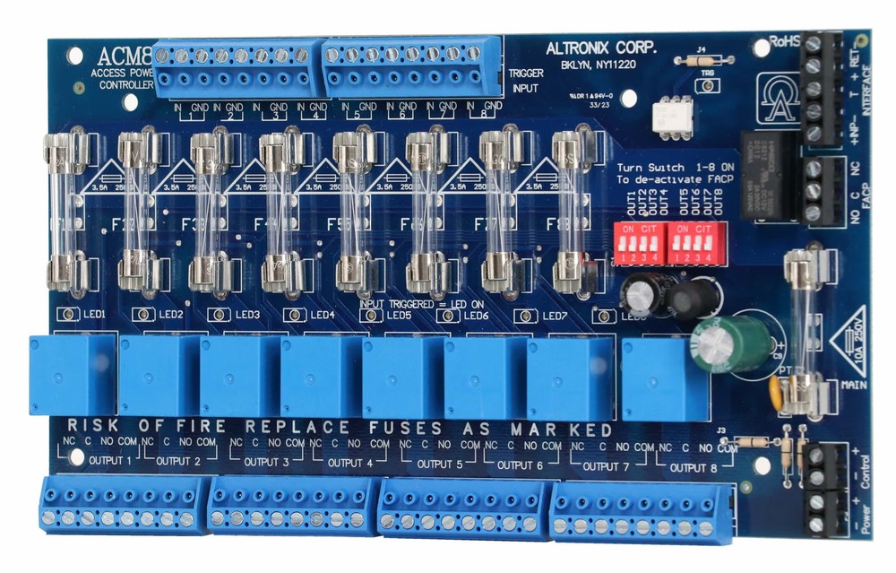 Altronix ACM8-D25Y19 Access Power Controller