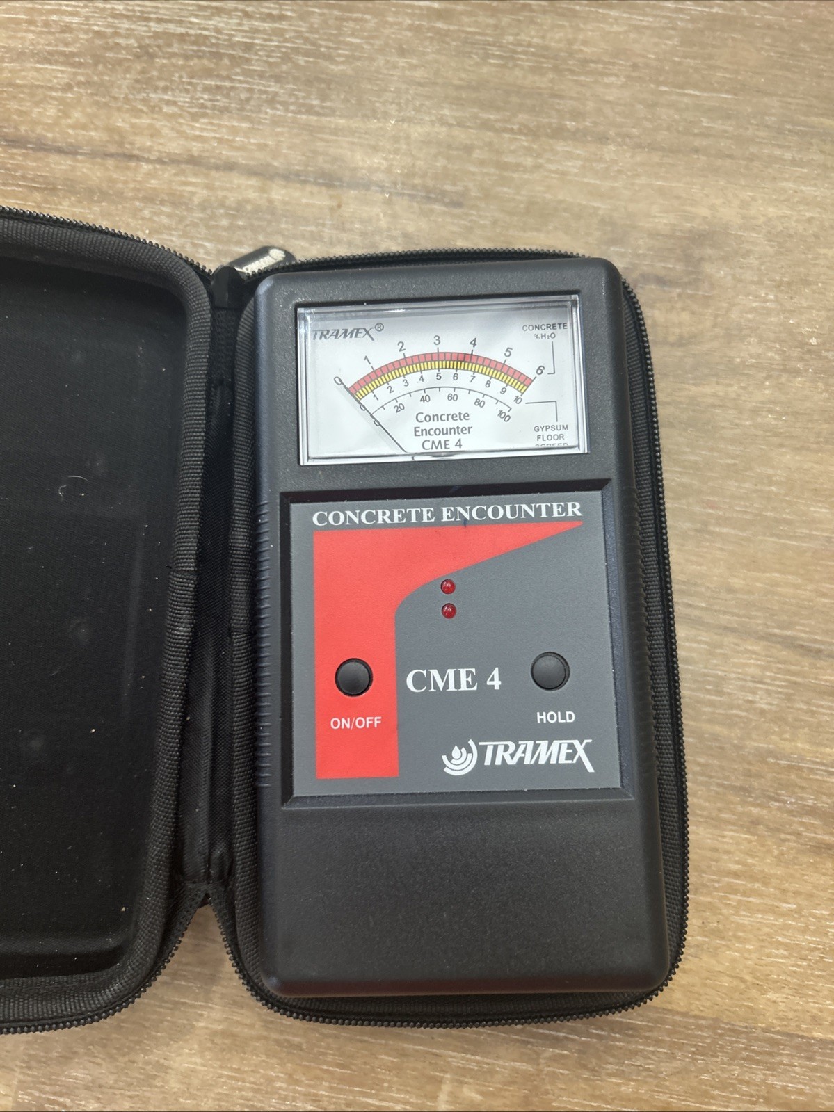 Excellent - Tramex Concrete Encounter Moisture Meter CME4 with Pouch