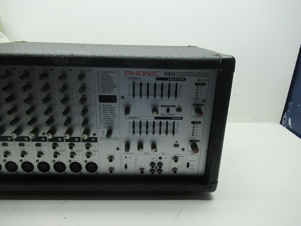 Phonic 740 plus powerpod Mixer