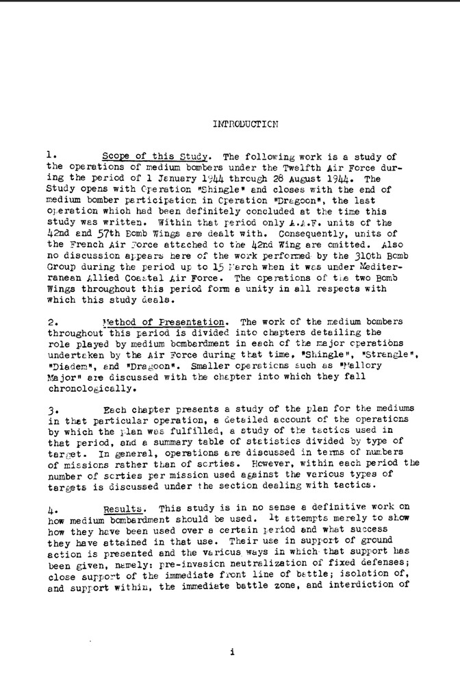 141 Page 12th AAF B-25 Medium Bomber Operations Jan - Aug 1944 Study on Data CD