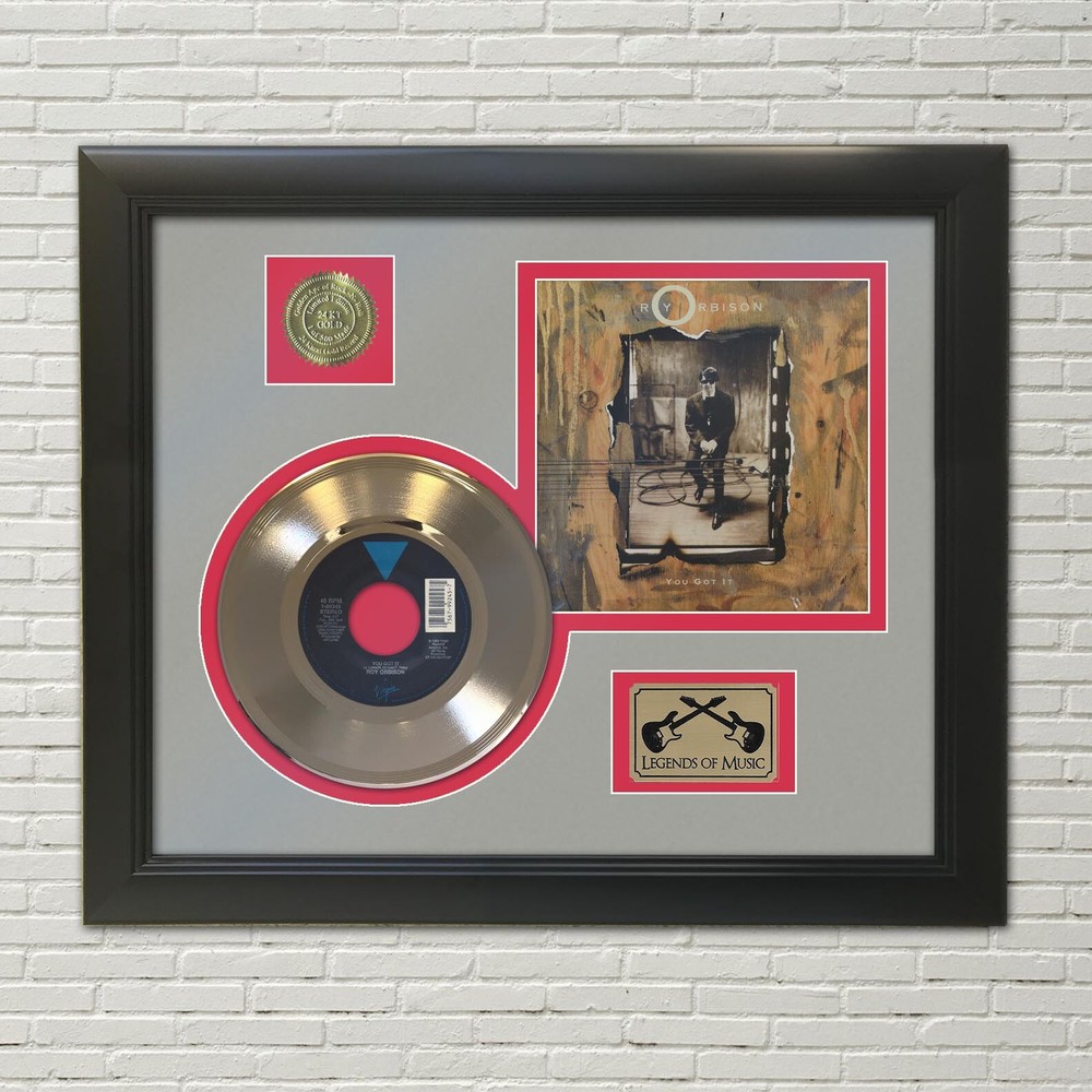 Roy Orbison You Got It Framed 45 Picture Sleeve Record Display.