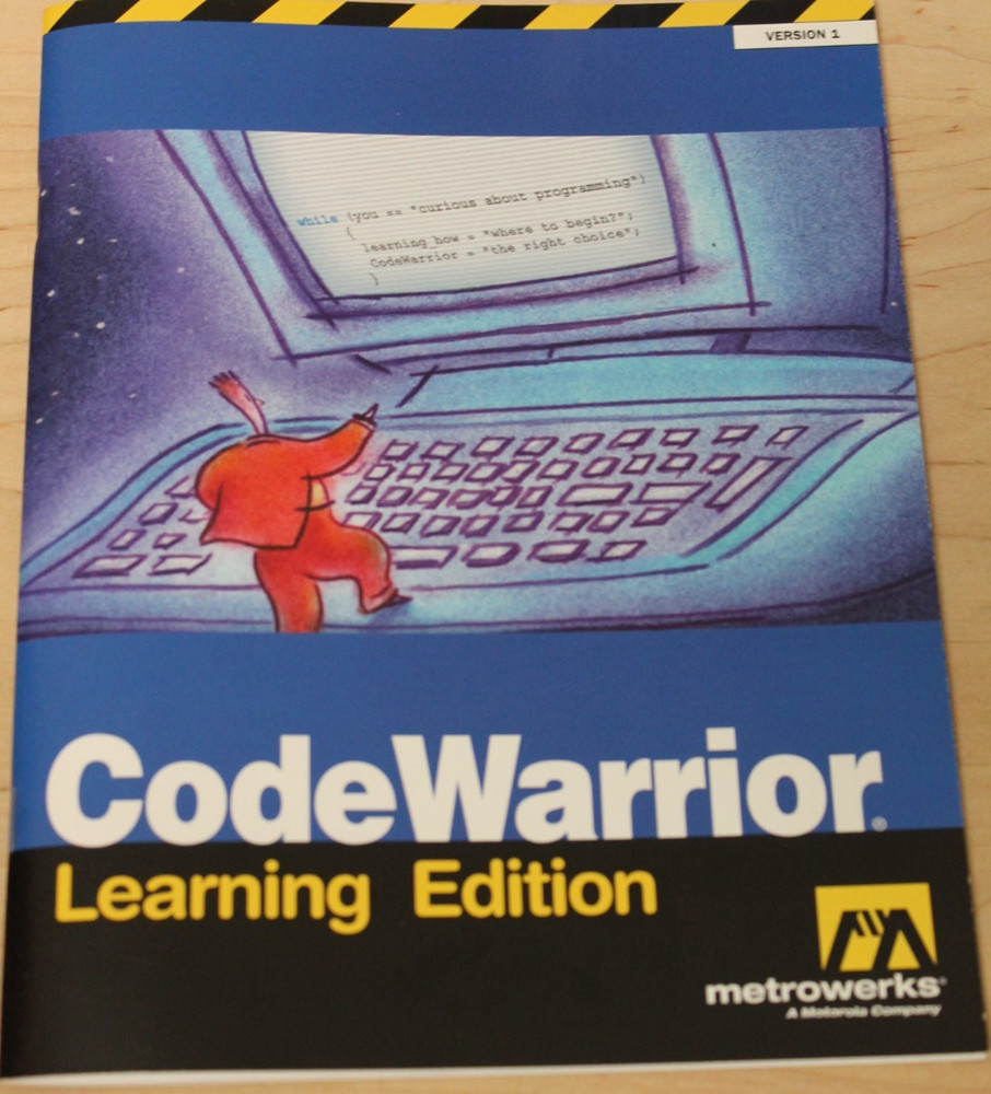 CODE WARRIOR Ver1 Learning Edition C/C++ / JAVA In Original Big Box for PC & MAC